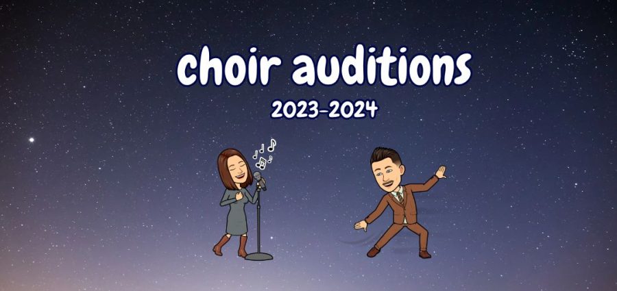 The announcement of choir auditions from the LosAl Choir website