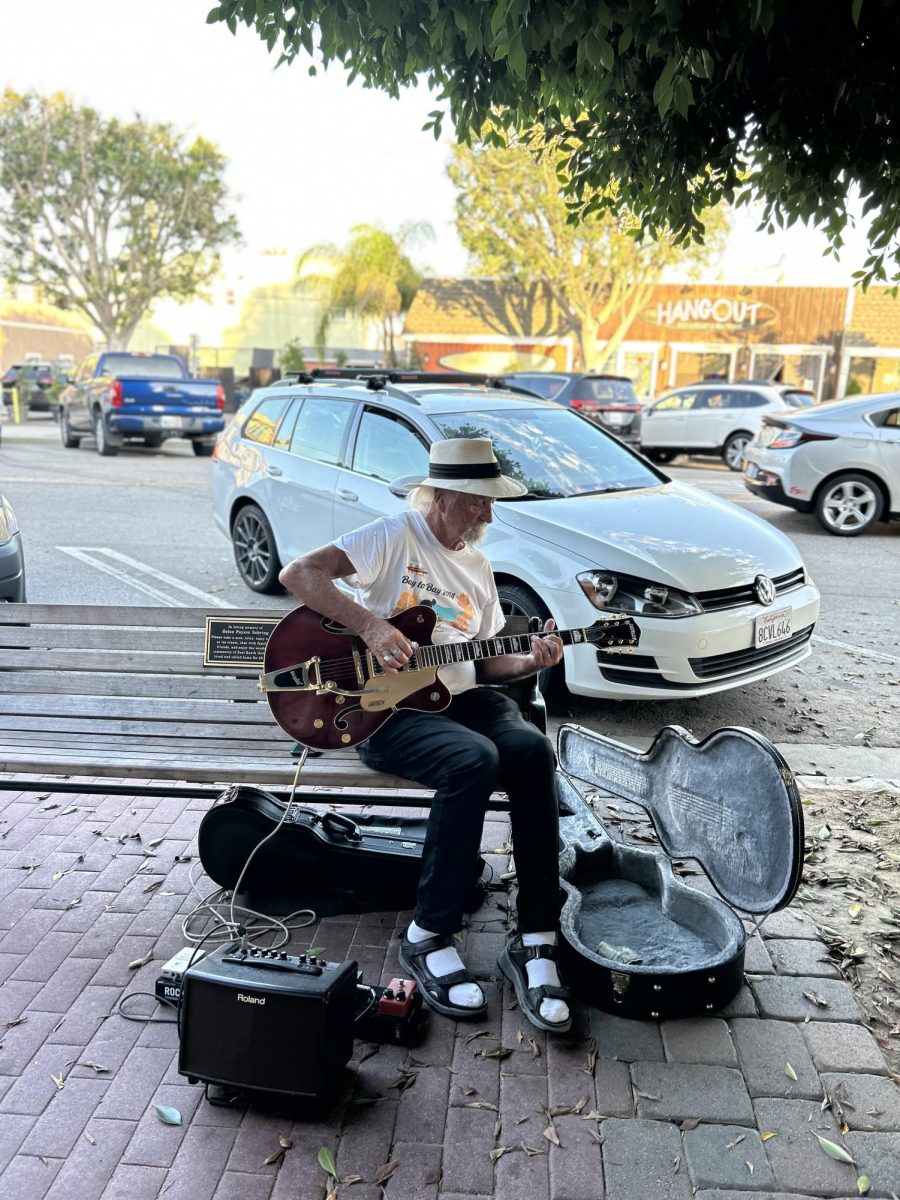 Having played since 1949, the guitarist in Jazz Beach perfectly concocts a whimsical piece while maintaining old New Orleans essence.
