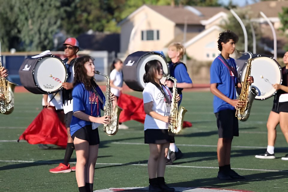 [We have] to push several very heavy items from the band room to the grass field, marching band student Maya Wresinski said.
