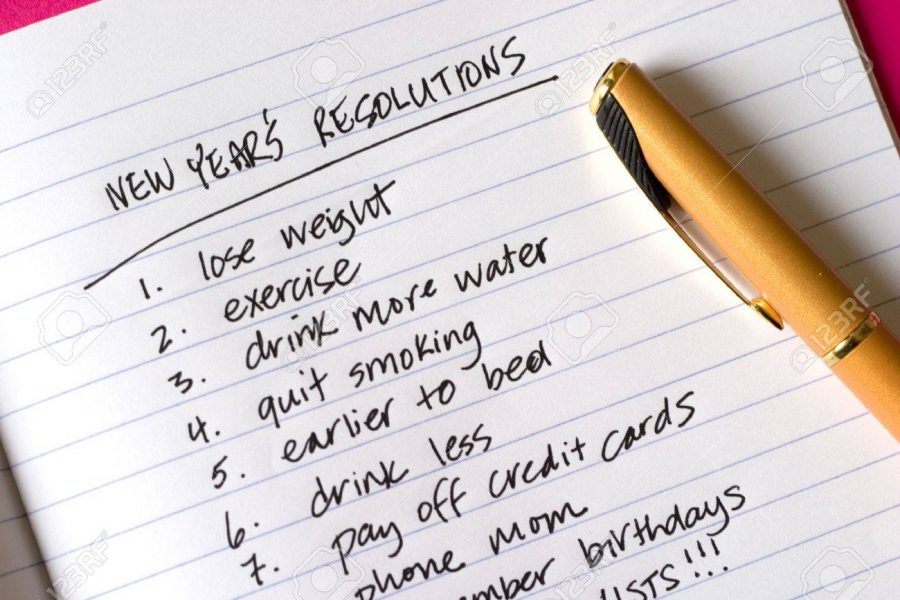 Writing New Year Resolutions allows you to keep track and organize your goals. (Photo Courtesy of 123RF)