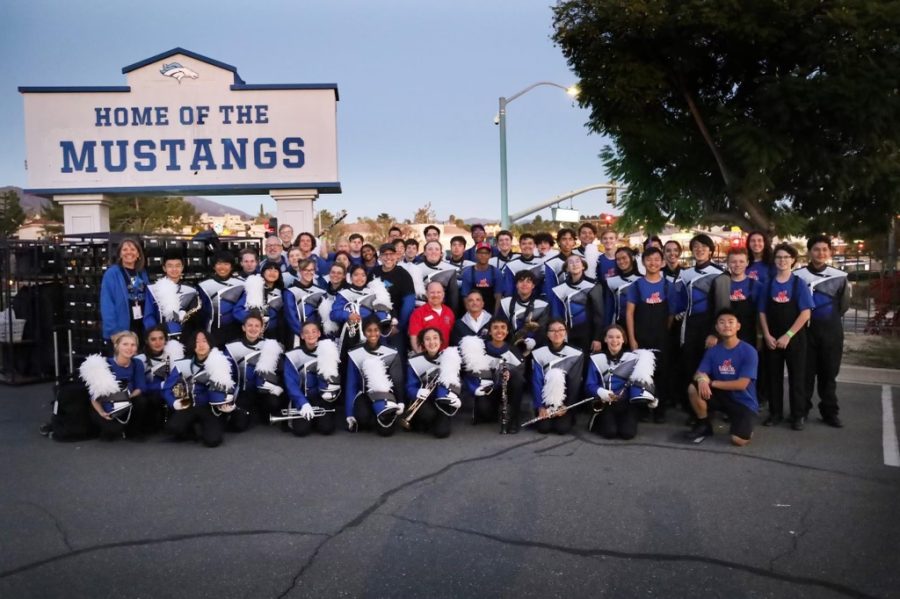 Los Al Marching Band at the WBA Regional Championships at Trabuco Hills High School. 