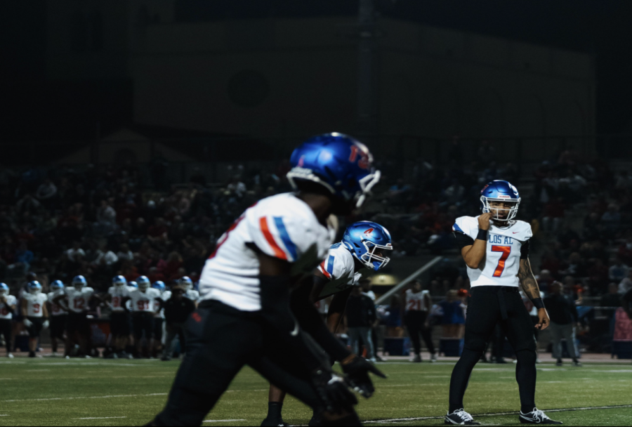 Number seven Malachi Nelson during the Edison v.s. Los Al game.