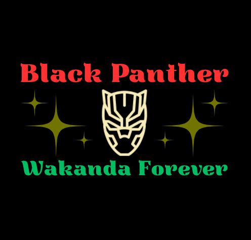 A fan made poster for the film Blank Panther Wakanda Forever