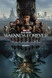 Official movie poster for Black Panther: Wakanda Forever by Marvel Studios