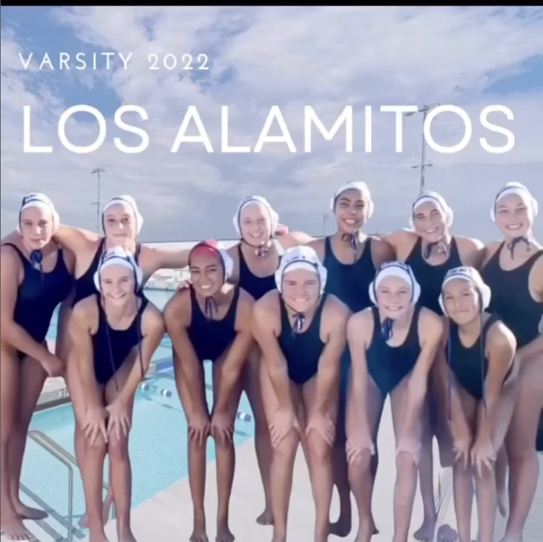 The 2022-2023 Varsity Girls Water Polo Team for the school year. 