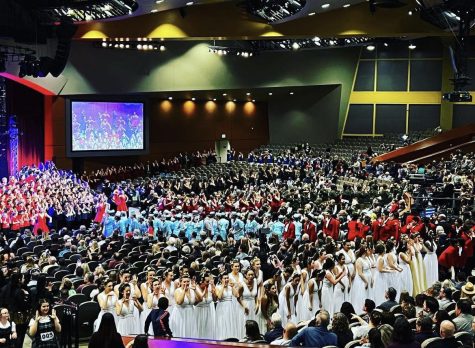 Los Al choir students Live it up at the All District Choral Festival