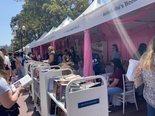 One of the most popular booths, which represented Annabelles Book Club.