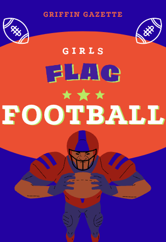 Girls team crushing competition in flag football league