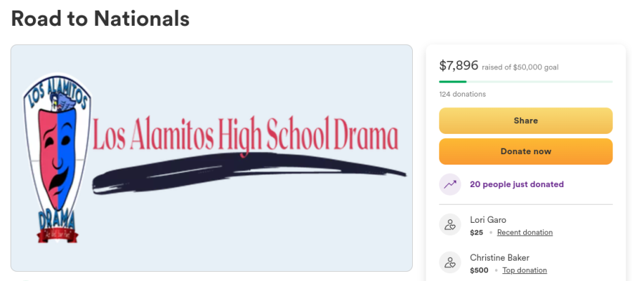 As of May 10, the Drama Departments GoFundMe site has raised nearly $8,000 alone.