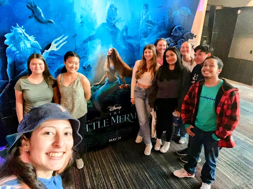 The Griffin Gazette crew in the wild at the Harkins theater in Cerritos to see the new The Little Mermaid movie.
