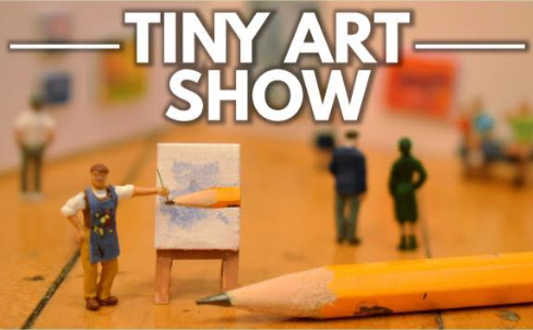 This unique Tiny Art Show is open to all of Los Alamitos High Schools current and future students!