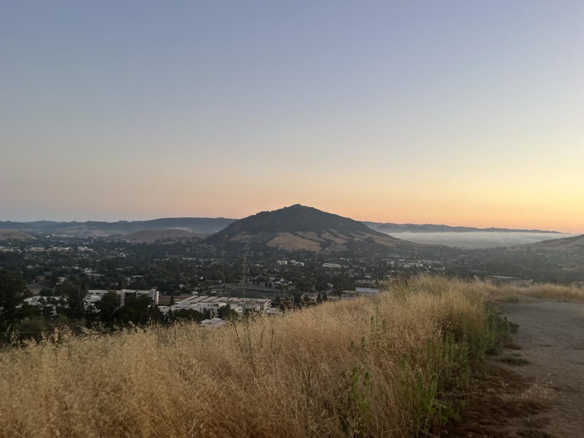 A beautiful sunset lights up the sky last summer in San Luis Obispo.