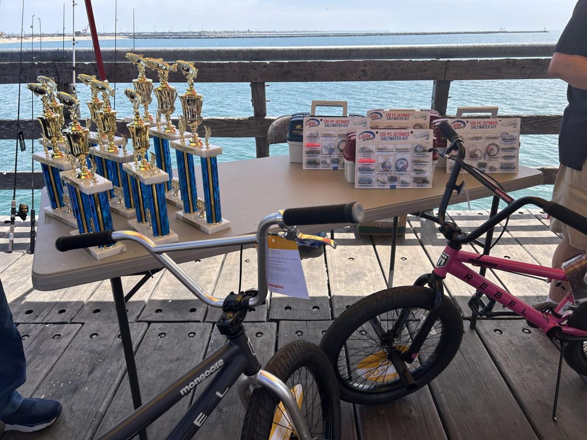 Winners received prizes like a new bike or a tackle box, along with their trophies.  