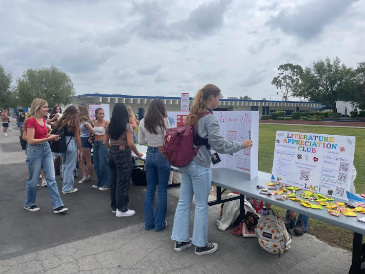 Last year's 2023 Club Rush had plenty of students gathering for information on different clubs.