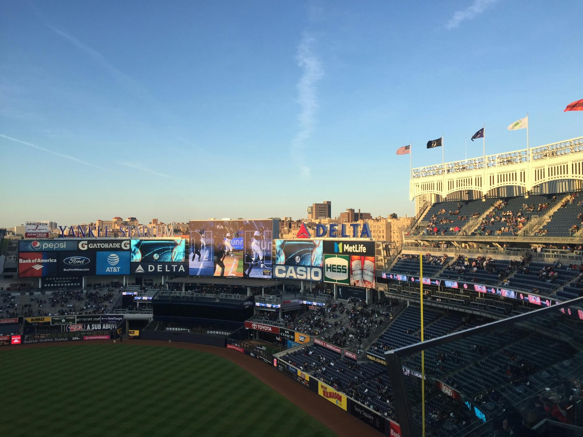 A photo of Yankees Stadium in the Bronx New York where the third, fourth and fifth games of the World Series are being played. (Photo courtesy of Lyle Hastie, Unsplash)