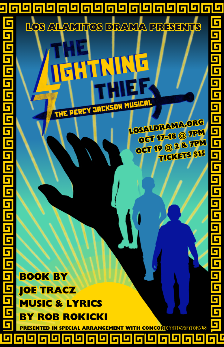 The poster promoting the "Percy Jackson" musical performed by the LAHS drama department. (Photo courtesy of LAHS drama)