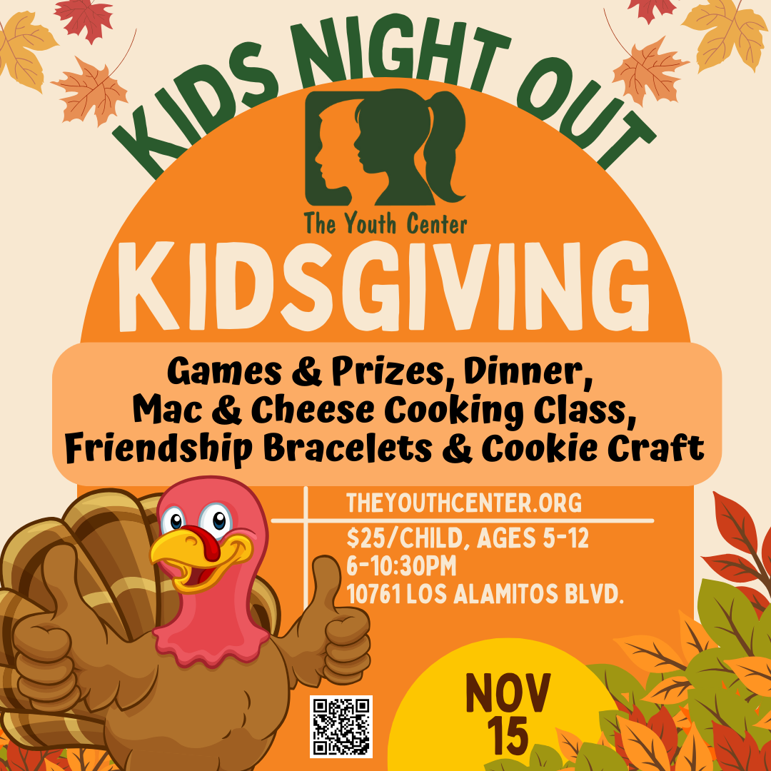 The Youth Center's Kidsgiving is perfect for both kids and parents who want a fun night out. (Photo courtesy of The Youth Center) 