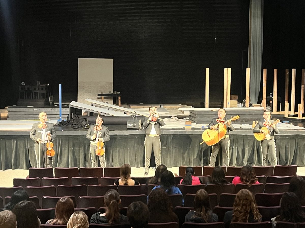 On Thursday, Oct. 3, a mariachi band came onto the LAHS campus and stunned students with incredible vocals and instruments. (Photo courtesy of LAHS)