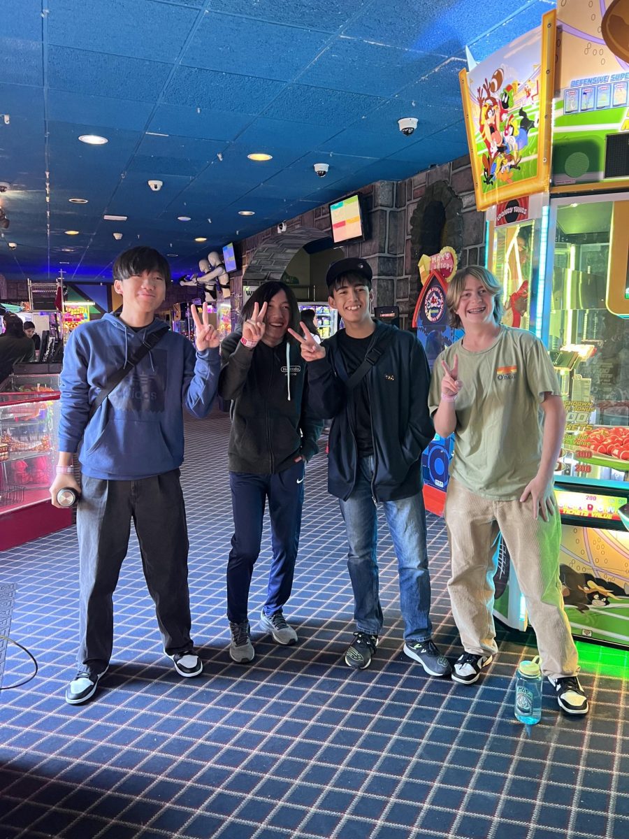 Japanese and LAHS students visit Castle Park, an amusement park in Riverside, CA.