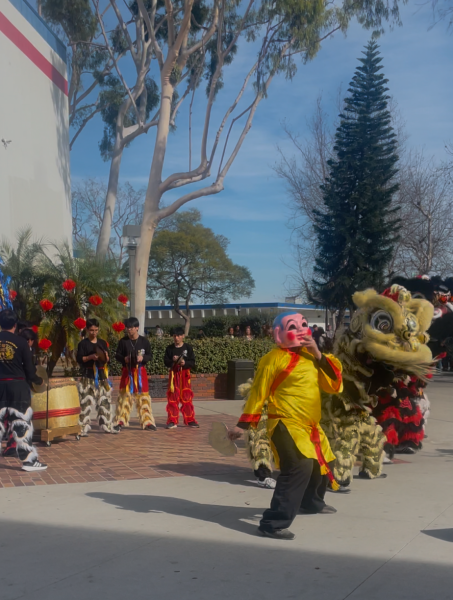 Last Friday, LAHS held an assembly in front of the Performing Arts Center to celebrate Lunar New Year. 