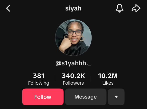 Nahsiyah Turner, known as Siyah, posted videos of herself dancing and styling her hair on TikTok. Since her death on Jan. 18, her following has grown to 340.2K. (Photo courtesy of TikTok, @s1yahhh._)