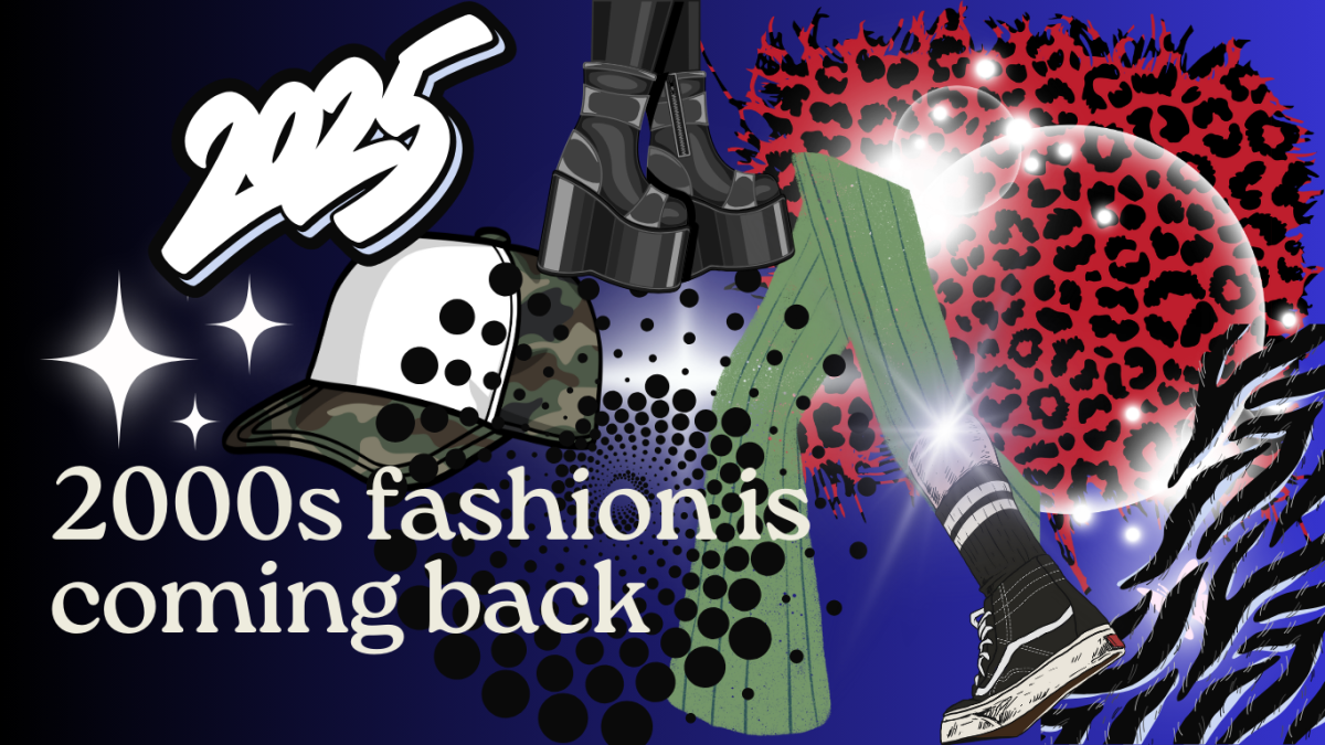 This image contains some of the clothes we see today that were popular in the 2000's.