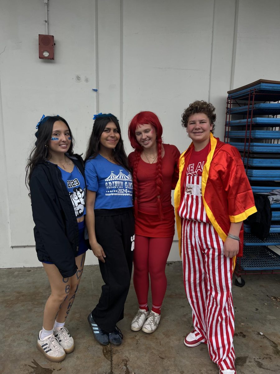 On Friday, March 24, these ASB students dressed up in red vs. blue for the Griffin Games assembly.