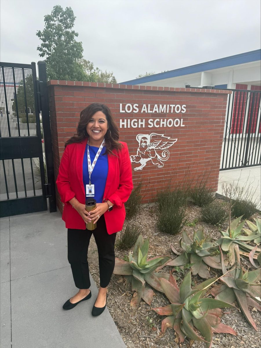 For her first year at LAHS, Ms. Reyes is excited to get to know the students and staff and is looking forward to becoming involved in the athletics and arts on the Griffin campus. (Photo courtesy of Mrs. Reyes)