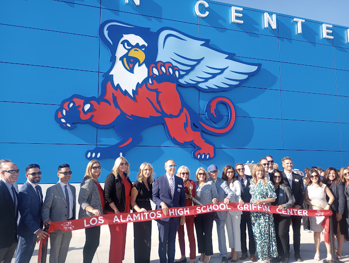 On Aug. 27, members of the LAUSD board of education, construction companies and others cut the red ribbon and welcomed the LAHS community to the brand-new Griffin Center. 