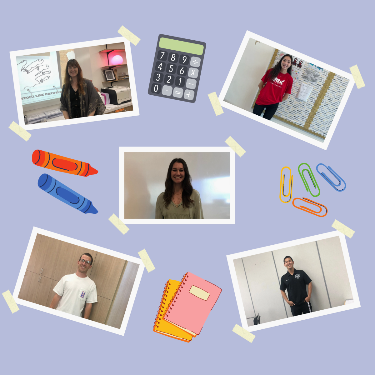 These five new teachers are so excited to be at Los Al and can not wait for a great and amazing year!