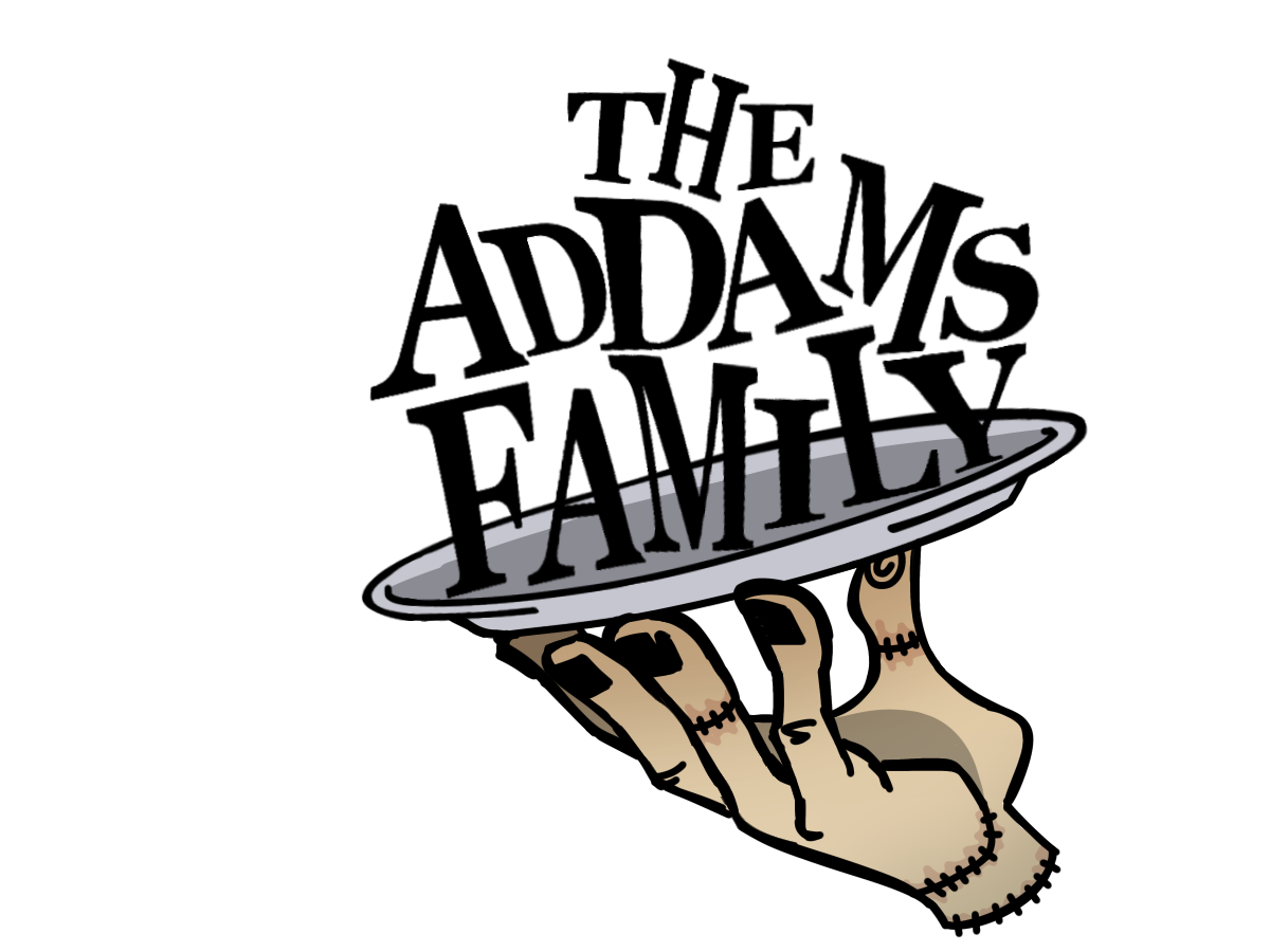 The official poster for “The Addams Family" production at Los Alamitos High School. (Photo courtesy of AJ Buechler and Claire Marano, the musical’s publicity team)