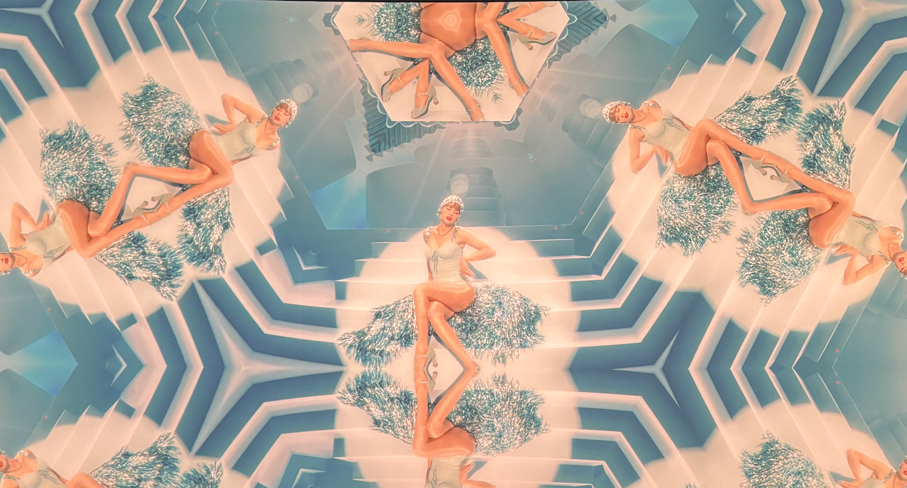 The lyric videos in the film were filled with unique imagery and abstract effects