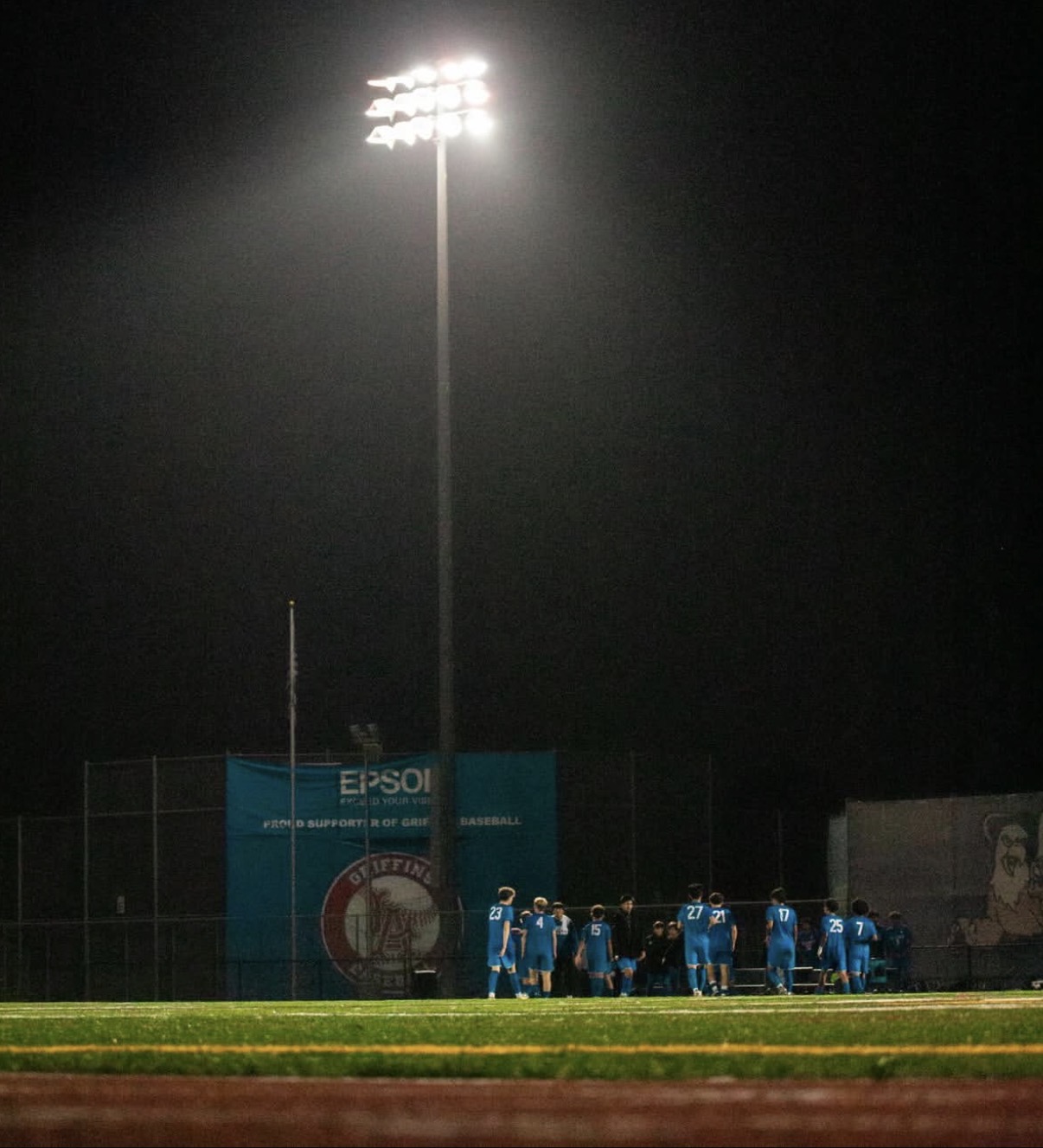 Boy's soccer on the LosAl home field (via @losal_boys_soccer on Instagram)