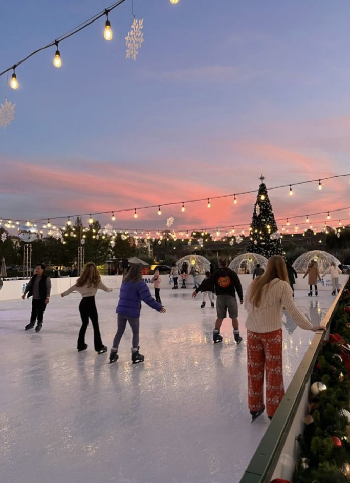 Ice skating