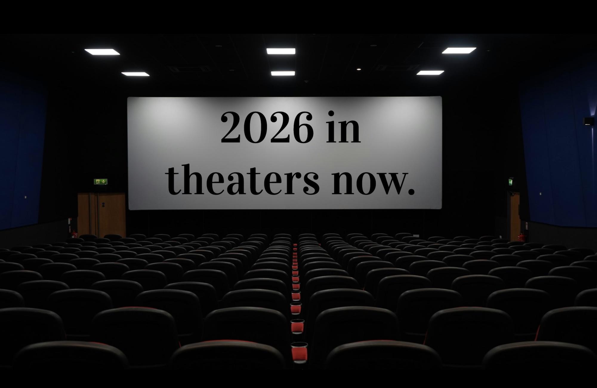 Visit your local movie next year to see these new films. (Photo courtesy of Geoffrey Moffett via Unsplash)
