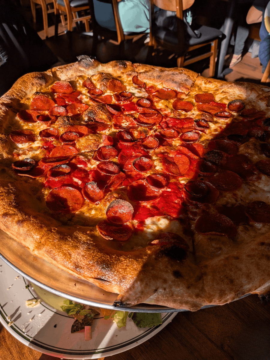 Mooney's "Double Pepperoni" pizza has the perfect blend of flavor and plenty of "pepps" in every bite.
