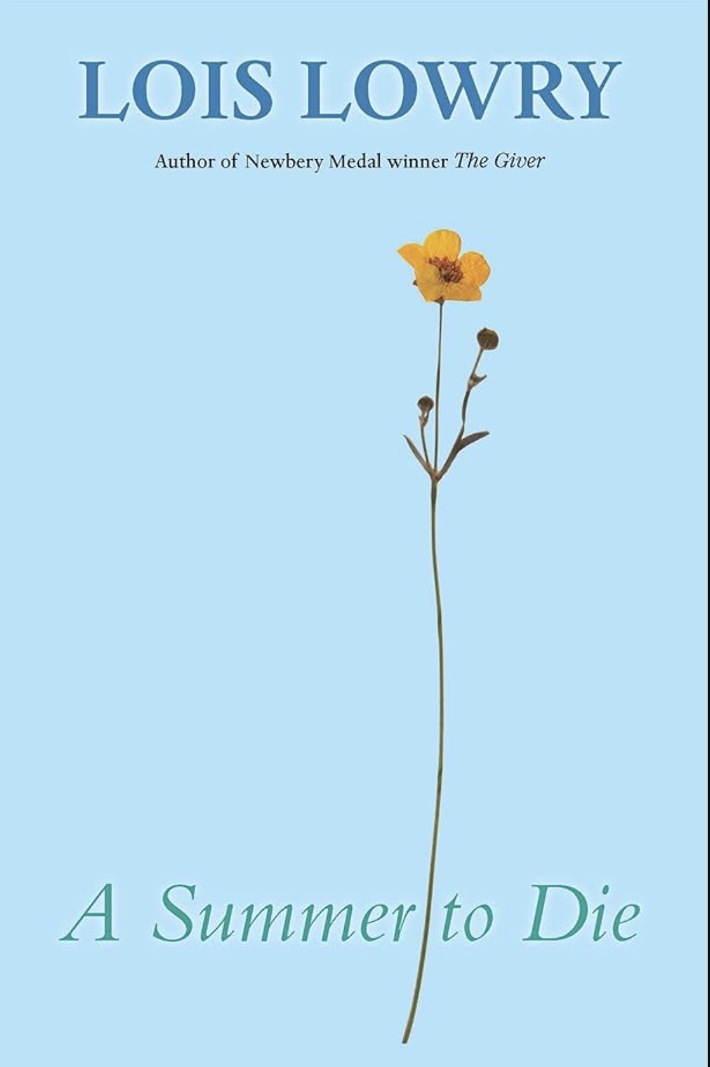 The cover of Lois lowery's "A Summer to Die." (Courtesy of Barnes and Noble website)